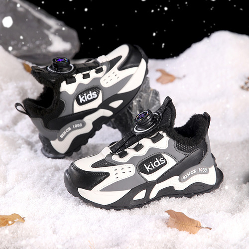 Zapatillas Deportivas De Terciopelo Para Niños En Invierno