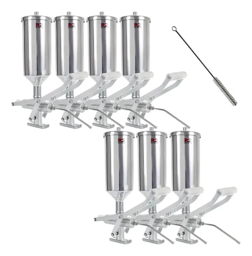 comprar Kit 7 Doceiras Recheadeiras Bomba Recheador Churros 2 L R2