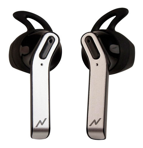 Auriculares Bluetooth In Ear Noga Twins 3 Wireless + Estuche Color Negro y Gris