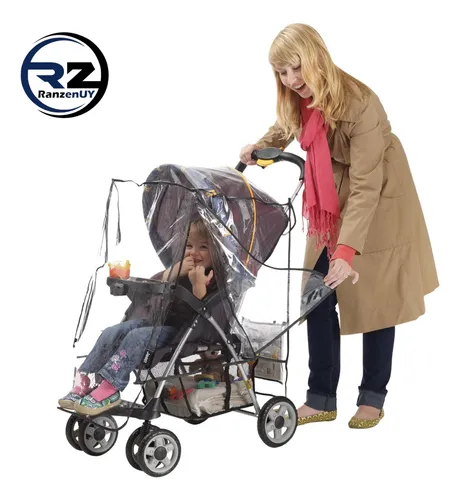 Cobertor Capota Protector Cubre Cochecito Bebé Lluvia Viento