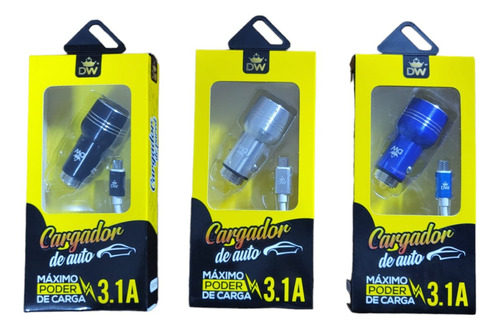 Cargador Para Auto - 3.1 Amperios