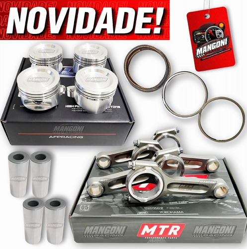 Kit Pistão Afp Bielas Mtr 144 + Pino + Anel 1.9 83,50 Ap 8v