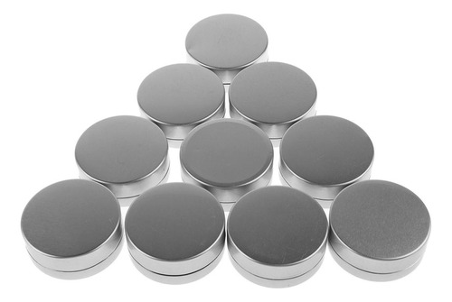 10 Uds 10g Tarros De Aluminio Tarro Vacío Tarro De Crema