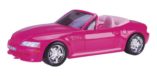 Barbie Carrinho Conversível Roadster Infantil Roma Brinquedo