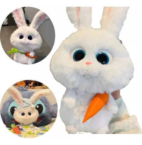 Peluche Snowball - La Vida Secreta De Tus Mascotas 30 Cm