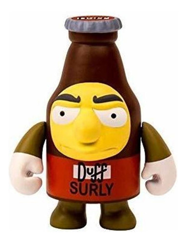 Kidrobot Los Simpsons Surly Duff Beer 3-inch Vinyl Fig