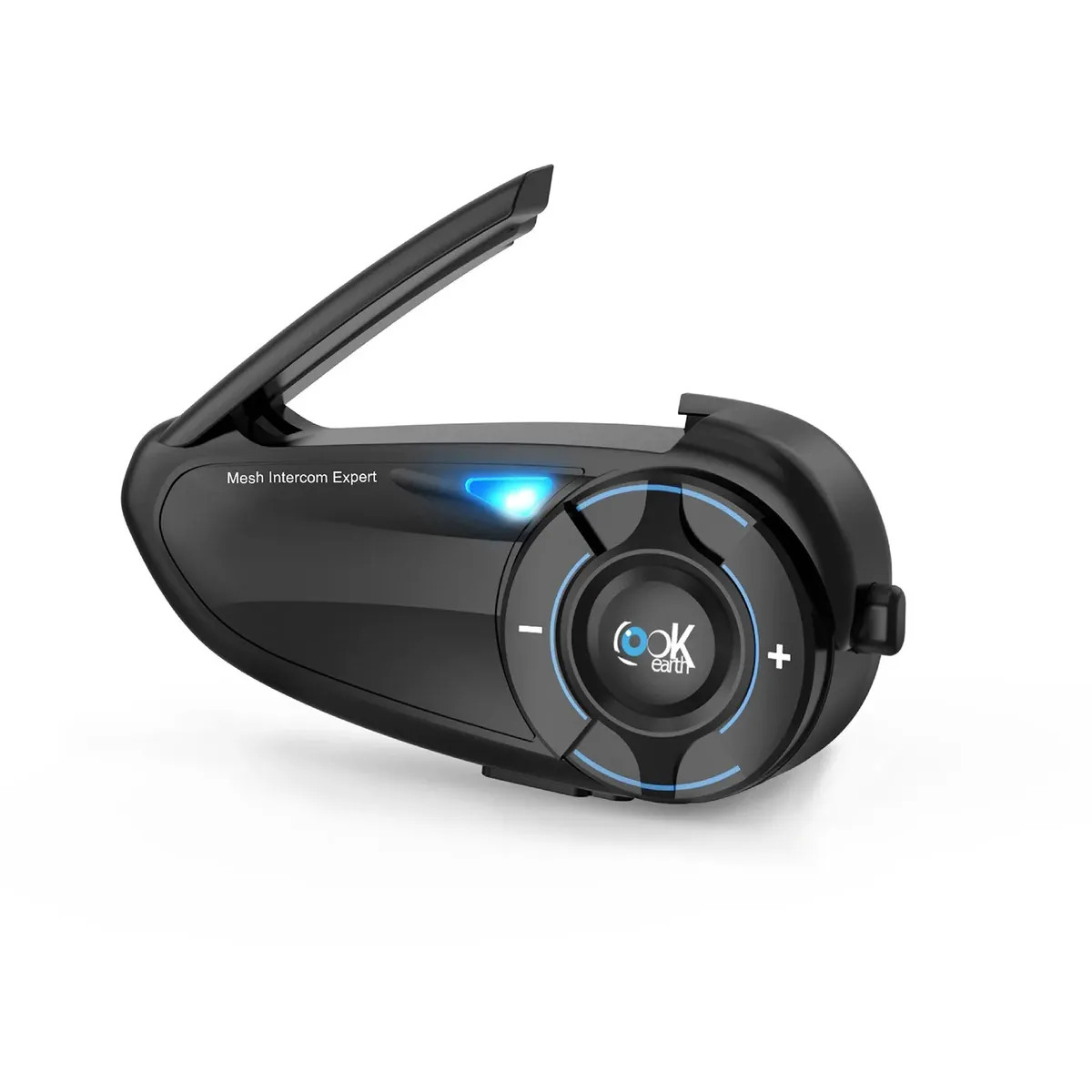 Intercomunicador Mesh Bluetooth Q8 Lookearth para Capacete com Alcance de 1km