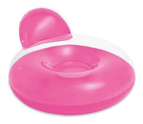Flotador Con Asiento Salvavidas Dona Llanta Silla Alberca Color Rosa