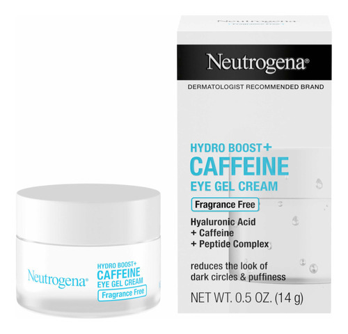 Neutrogena Hydro Boost+ Caffeine Eye Gel Cream 14ml Momento de aplicación Día/Noche Tipo de piel Todo tipo de piel