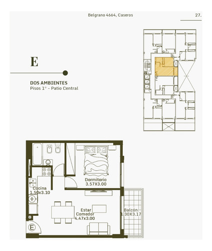 En Venta Departamentos Nuevos De 1, 2 Y 3 Ambientes; Gran Emprendimiento En Caseros Centro, Entrega Programada Octubre 2027 - Ficha 10060