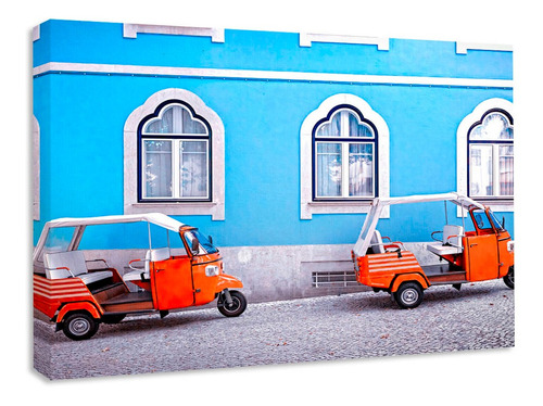 Cuadro Decorativo Canvas Transporte Contraste 80x60