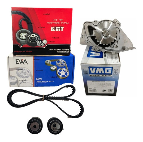 Kit Distribucion Citroen Berlingo Xsara 1.9dies Dw8 + Bomba