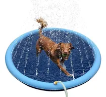 Comprar Piscina Para Perros Antideslizante Con Aspersores - 150cm 
