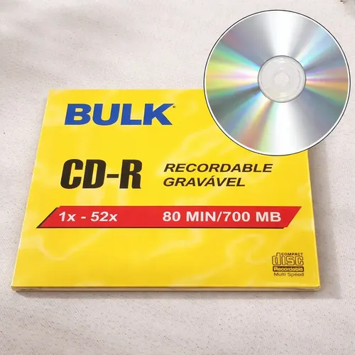 Cd Gravável Virgem, Cd-r 1x - 52x / 80 Min / 700 Mb | MercadoLivre