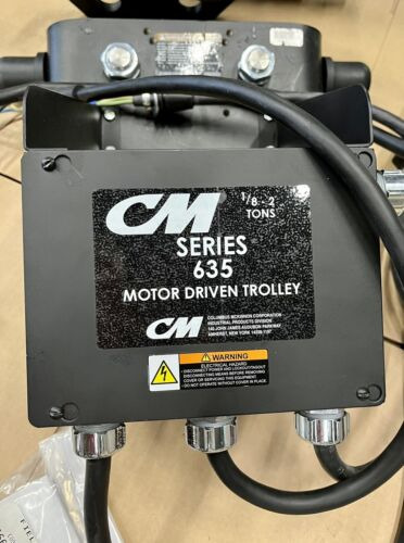 Cm 635 Series 9577 Motor Driven Trolley 1/8-3 Ton 75fpm  Aae