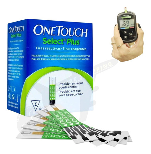 Tiras reactivas Onetouch Select Plus Strips C/50