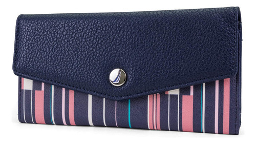 Billetera Tommy Hilfiger Mujer Nautica Money Manager Rfid Ca