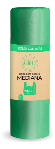 Bolsas De Basura Con Asas 70x90 Glitt 60un