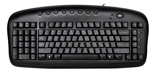 Teclado Para Zurdos Con Cable Usb, De Pc | Ergoguys / Negro