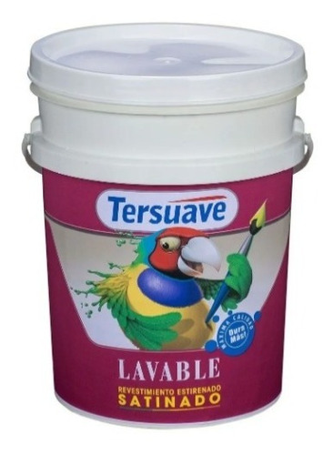 Tersuave Latex Lavable Interior Satinado 20 Litros/ Mix