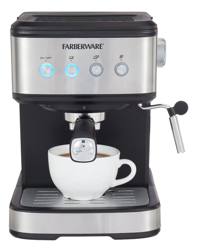 Cafetera Espresso 20 Bar Con Tanque 1.5l Removible Farberwar