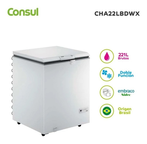 Freezer Horizontal 220l Cha22kbdwx Consul - La Tentación