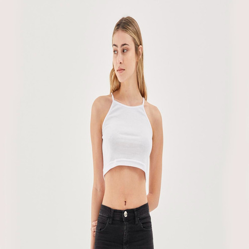 Cyber Monday Top Musculosa Mujer De Algodon Tres Ases 4004