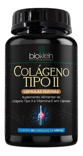 Colágeno Tipo Ii- 60 Cápsulas - Bioklein Sabor Sem sabor