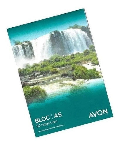 Block Avon A5 Esquela Emblocado 80 Hojas Escolar Oficina