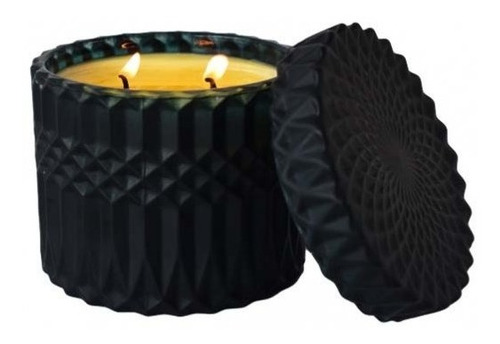 Vela De Soja Aromática Caramelera Candle Luxe Black X1 U.