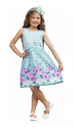 Vestido Moana adulta azul Temático Infantil 1 a 8 anos - IS STORE