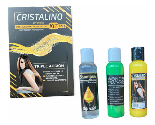 Tratamiento Alisador Kit Cristalino Keratina