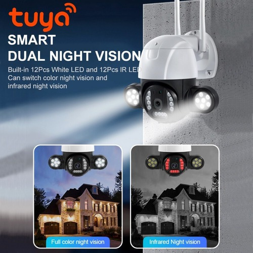 Imagen 5 de 6 de Cámara Inteligente Ptz Tuya Smart C28a Fhd 3.0mpx, Audio