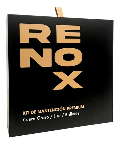 Kit Limpieza Zapato Botín Cuero Graso Liso Brillante Renox