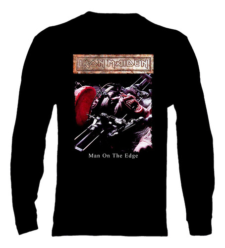 Polera Manga Larga Iron Maiden - Ver 160 - Man On The Edge