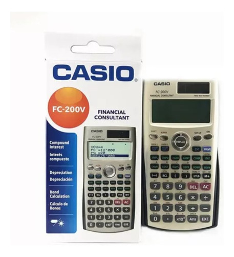 Calculadora Financiera Casio Fc-200v 