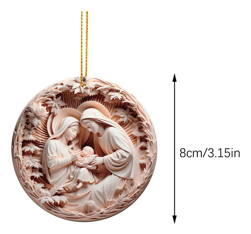 Djzh Srojg Adornos Navideños Por Sublimación, Decoración