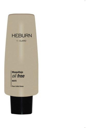 Base Maquillaje Facial Heburn Profesional Oil Free Mate 35gr Tono Claro