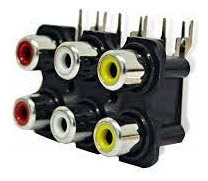 Rca Conector (hx6) - Chasis Horizontal Set De 3und