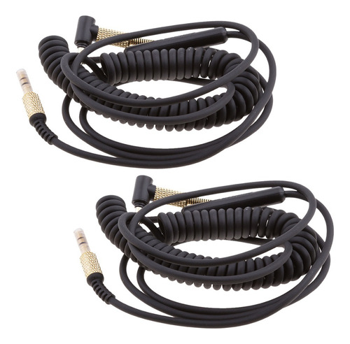 Cable De Audio De Repuesto De 2 Piezas For Marshall Major