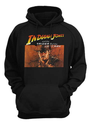 Sudadera Indiana Jones, Unisex Con Capucha Y Cangurera 01