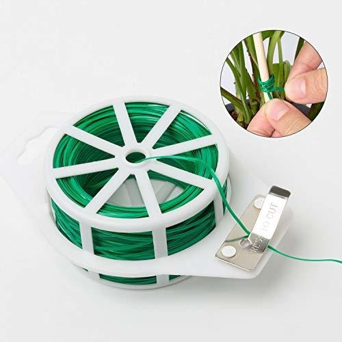 Plant Twist Tie 328 Feet 100m Green Garden Twine With