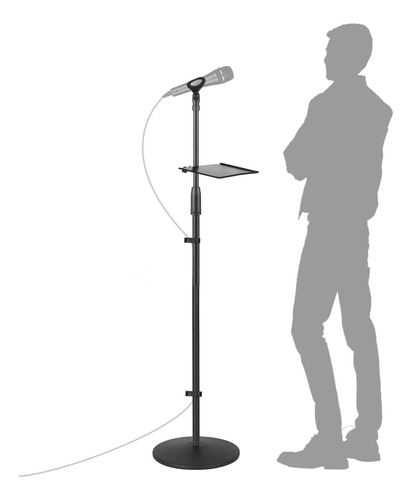 Oukmic Soporte Para Microfono Ajustable Karaoke Cantar Suelo