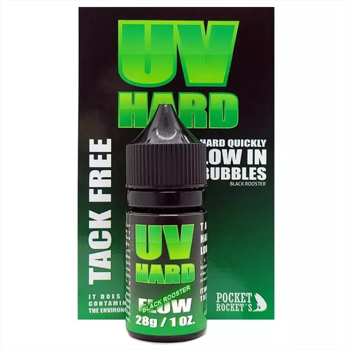 Resina Uv Hard Thin 28 Gr. Para Atar Moscas Pocket Rockets