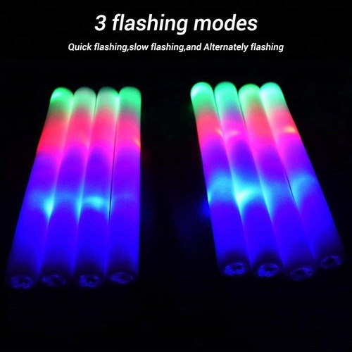 Imagen 3 de 9 de Tubos De Espuma Led Set De 15 Unidades