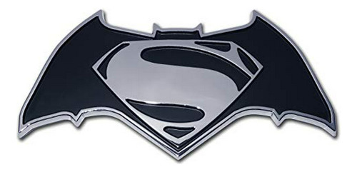 Superman / Batman Chrome Auto Emblem