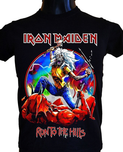 Polera Estampado Iron Maiden