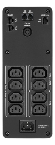 Ups Apc 1200 Va Back Ups Pro Br 1200va Interactiva 8 Salidas