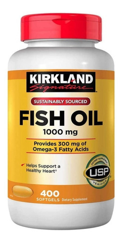 Omega 3 Fish Oil Kirkland X 400