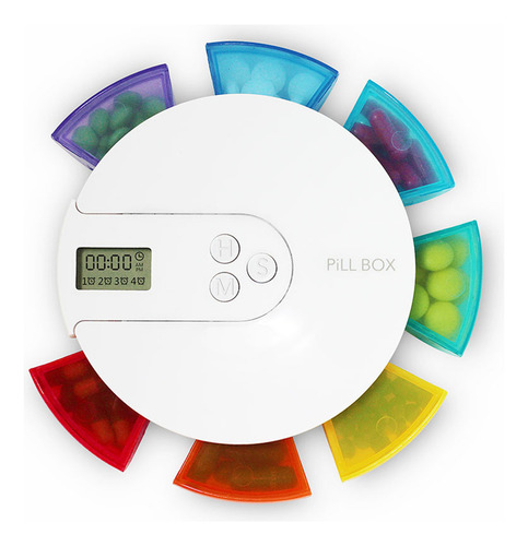 Pastillero Electrónico Con Recordatorio Inteligente Portátil